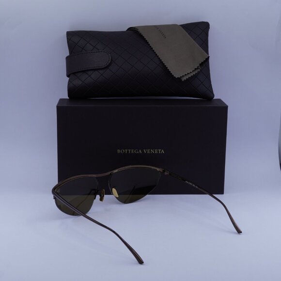 Bottega Veneta BV1091S 003 Cat Eye Sunglasses - Brown\Bronze - Picture 9 of 9
